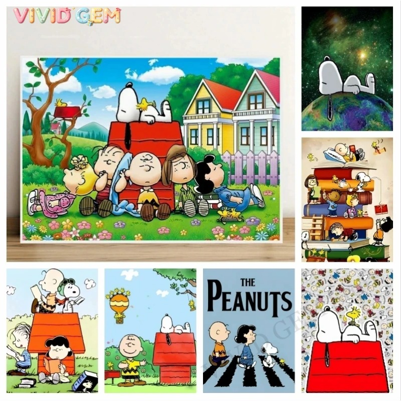 VIVID GEM 2026 New Cute Snoopy - đánh giá và giá Photo Mosaic Print